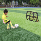 Podiumax 2 In 1 Pop Up Kids Soccer Goal - Indoor/Outdoor Soccer Target Net For Improving Passing And Shooting Accuracy | Portabl