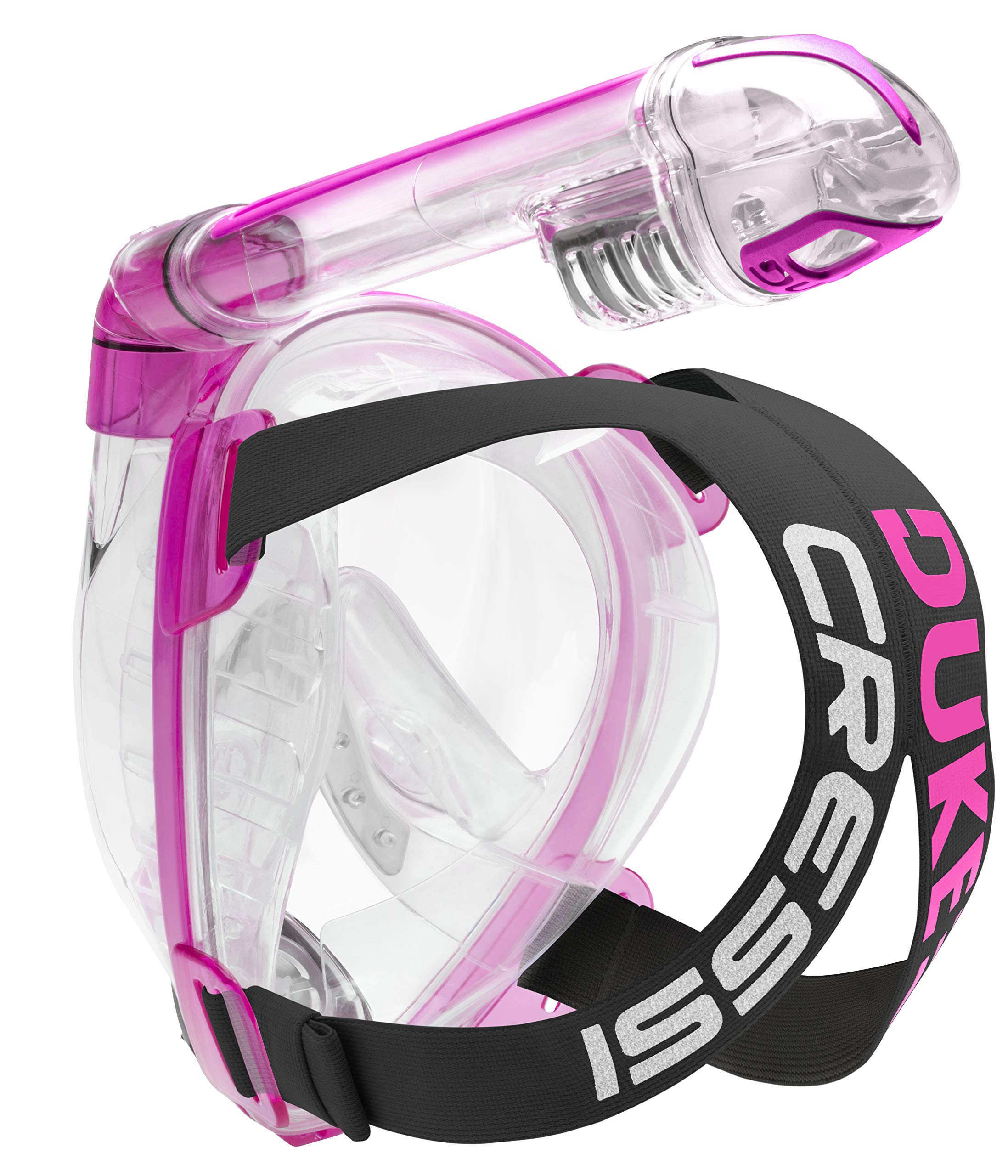 Cressi Duke Dry, Clear/Translucent Pink, S/M