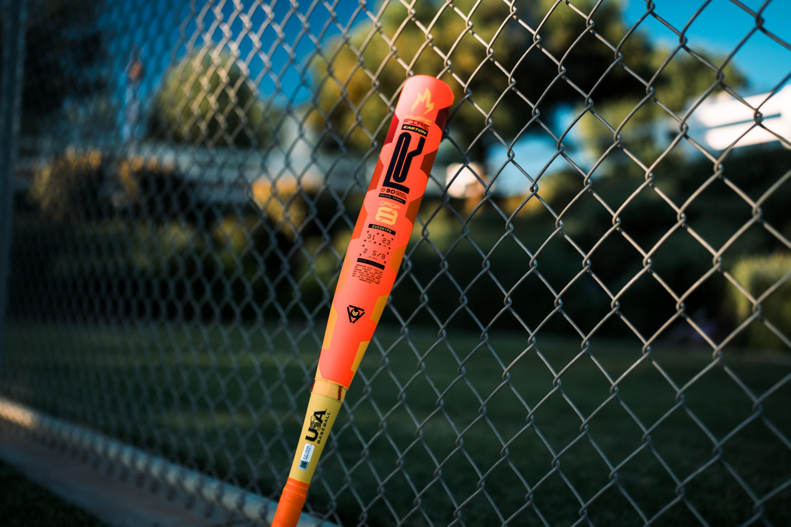 Easton | 2025 | Hype FIRE Baseball Bat | USA | -8 Drop | 2 5/8 Barrel | 31 inch
