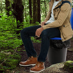 Portable Toilet Seat For 5 Gallon Bucket Emergency Outdoor Camping Snap On Luggable Loo Toilet Cover For Adults And Kids