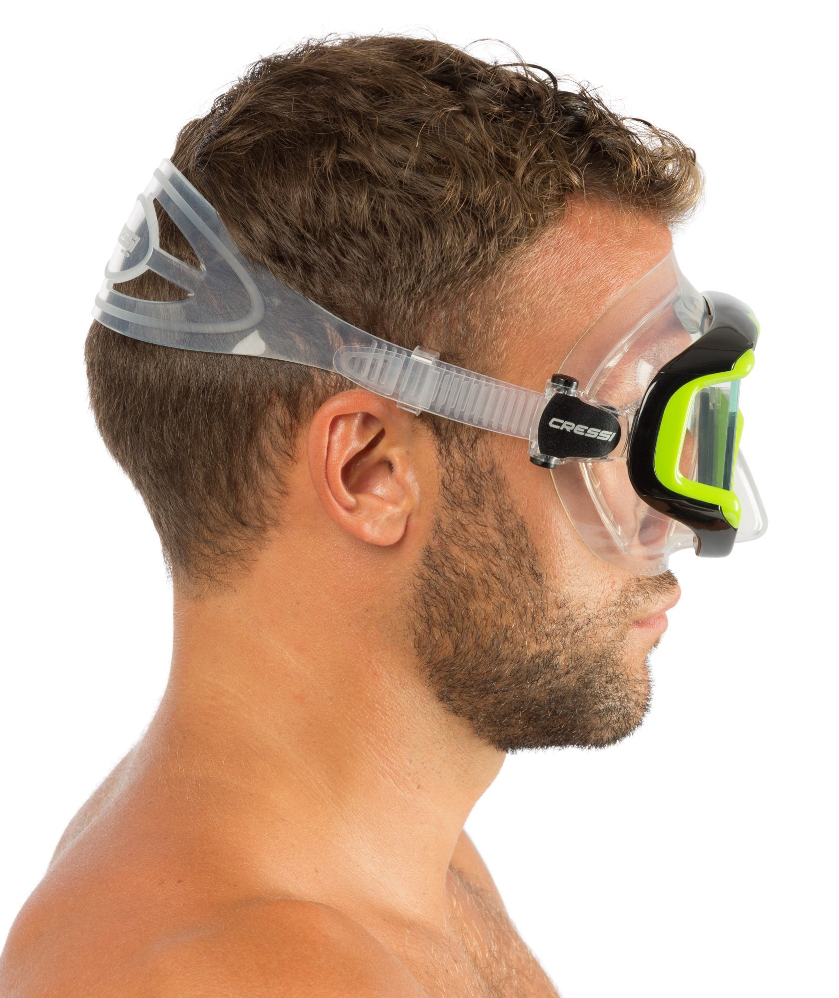 Cressi Pano 3, Clear/Lime