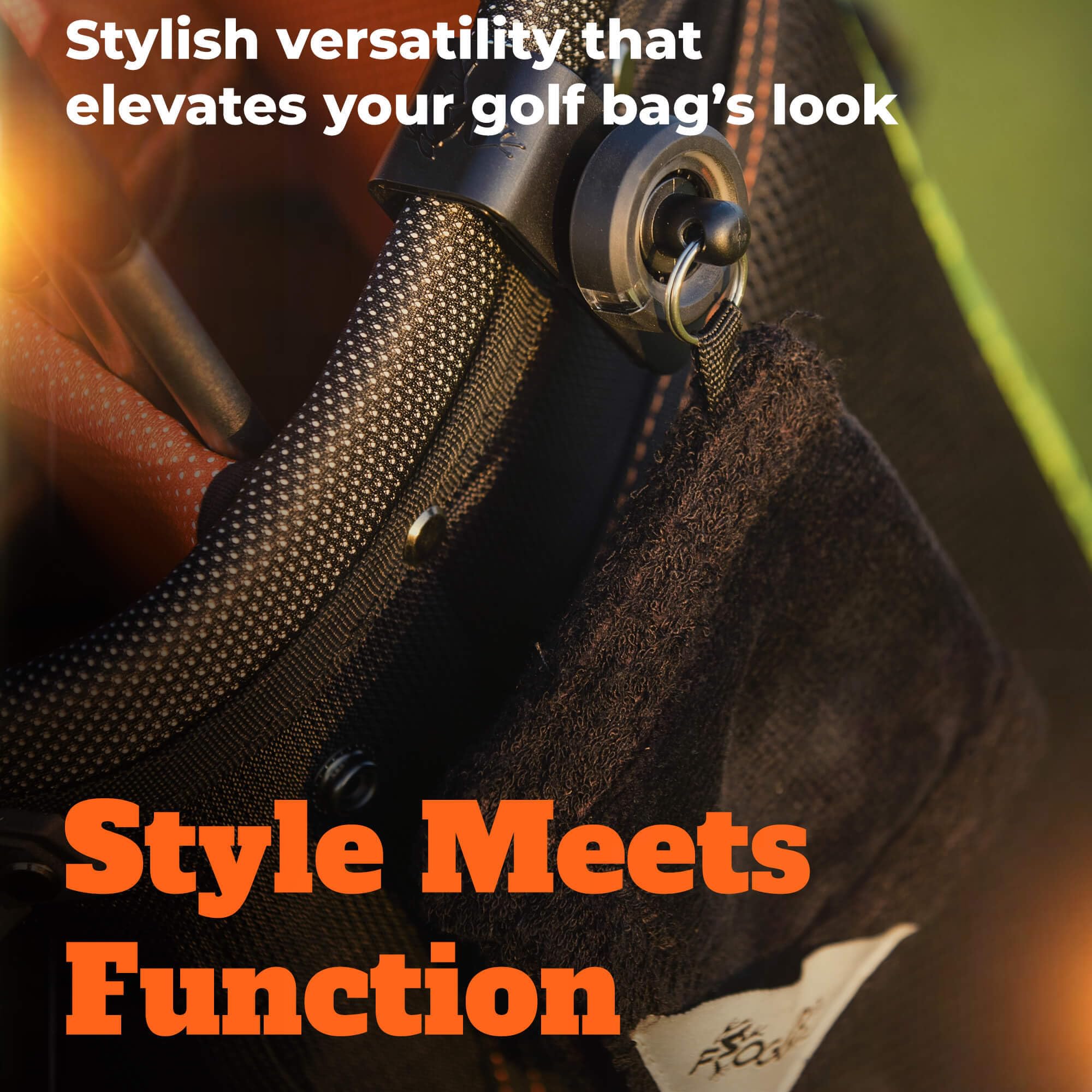 Frogger Golf Bag Latch-It Accessory Attachment System