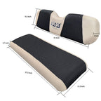 10L0L Golf Cart Rear Seat Cover Fit Most Club Car Ezgo,Machine Washable Soft Breathable Warmer Back Seat Covers Set For Cushions