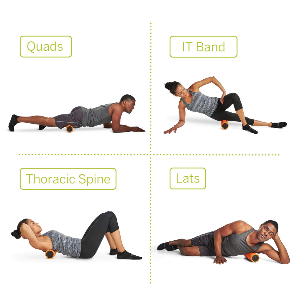 Triggerpoint Performance Therapy Grid Vibe Plus Four-Speed Vibrating Foam Roller