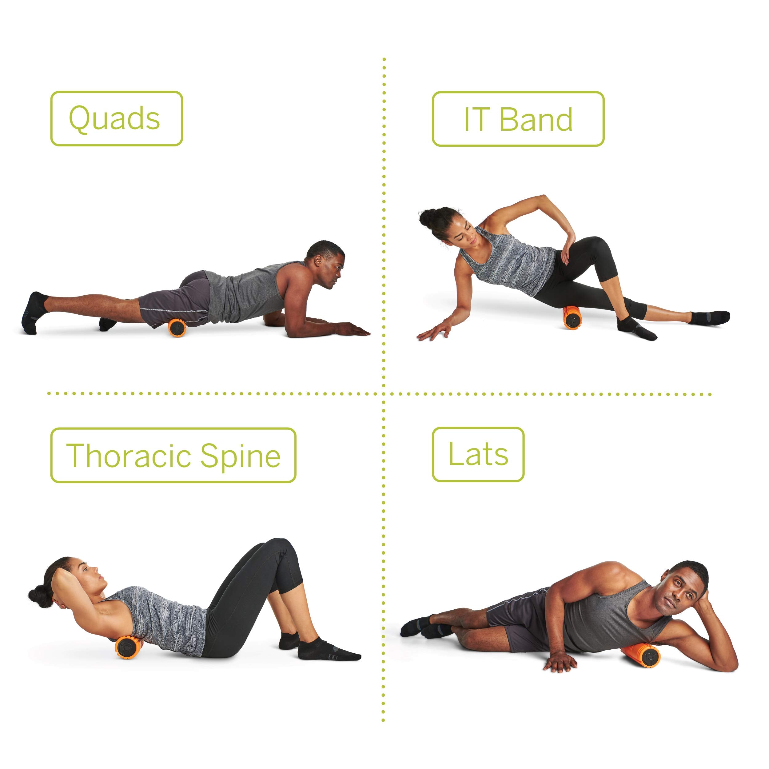 Triggerpoint Performance Therapy Grid Vibe Plus Four-Speed Vibrating Foam Roller