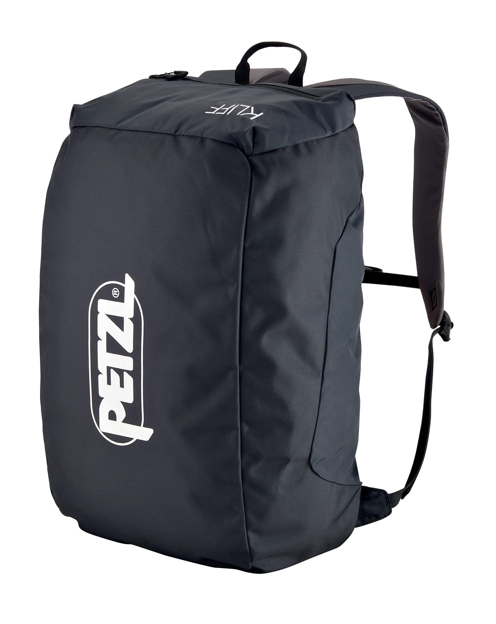 PETZL KLIFF Rope Bag - 36-Liter Rope Bag for Sport Climbing With Removable Tarp - Grey