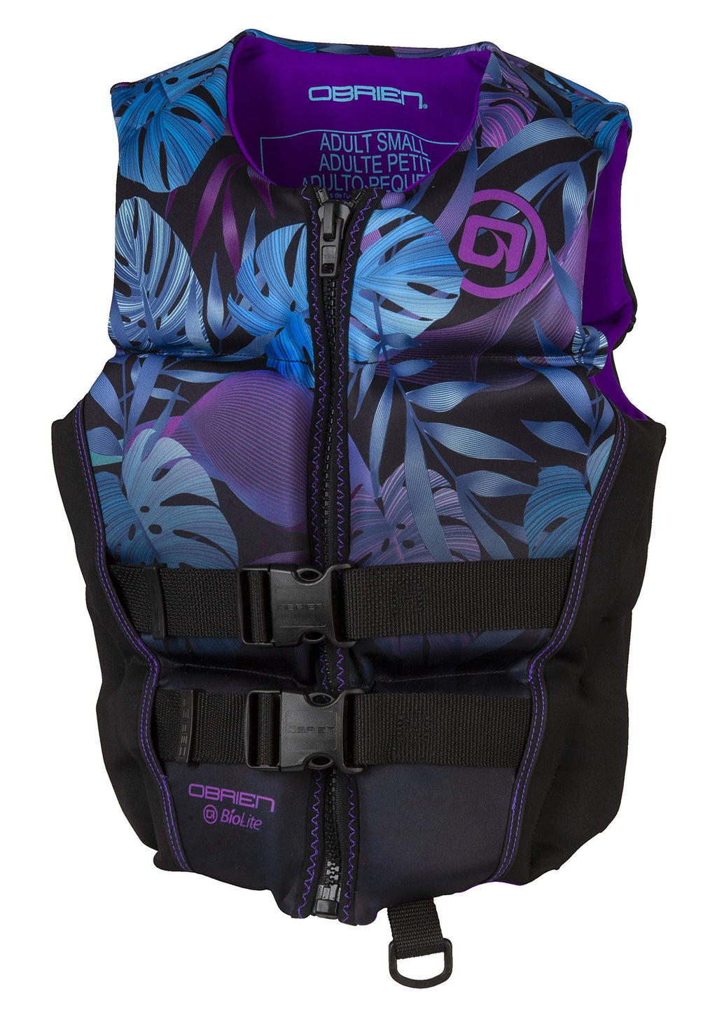O'Brien Women'S Spark Flex V-Back Life Jacket, Purple, Large