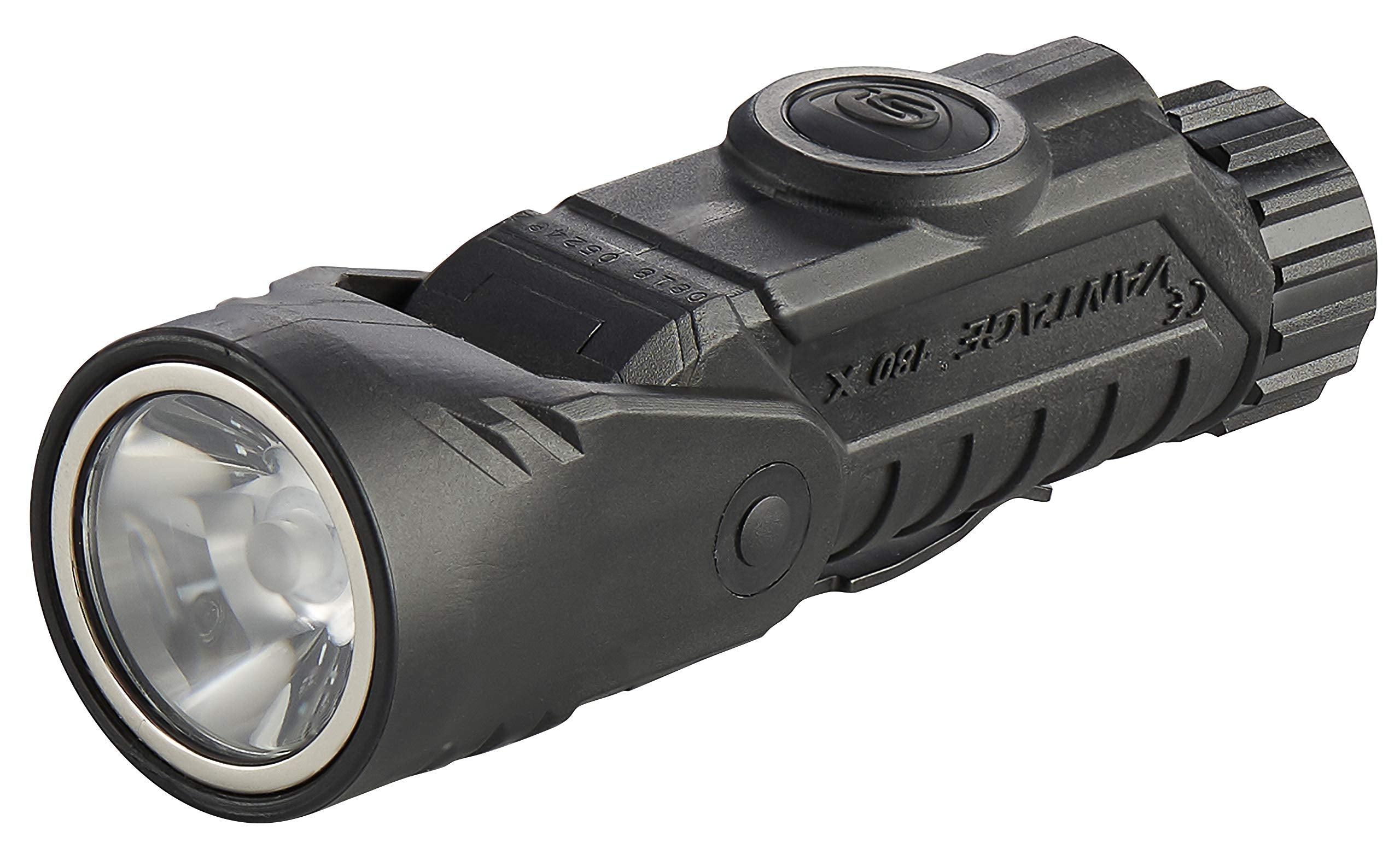 Streamlight 88913 Vantage 180 X USB Helmet Mounted and Right Angle Firefighter Flashlight with Helmet Bracket, Black