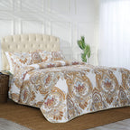 Mellanni Bedspread Coverlet Set - Twin Bedding Cover With Sham - Ultrasonic Quilting Technology - 2 Piece Oversized Twin Quilt S