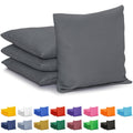 GoSports Cornhole Bean Bags Set of 4 - Regulation All Weather - Classic Dark Gray