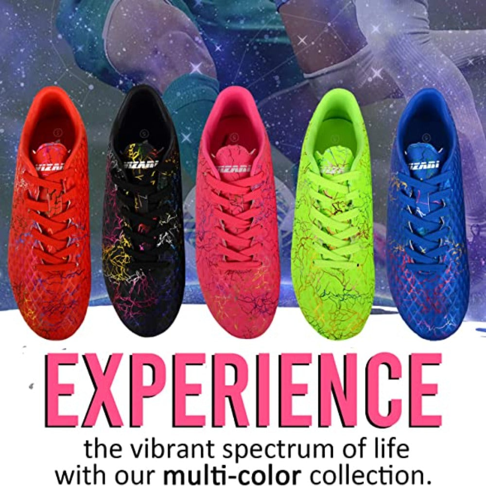 Vizari Zodiac Junior Padded Comfort Firm Ground (FG) Youth Soccer Cleats - Pink