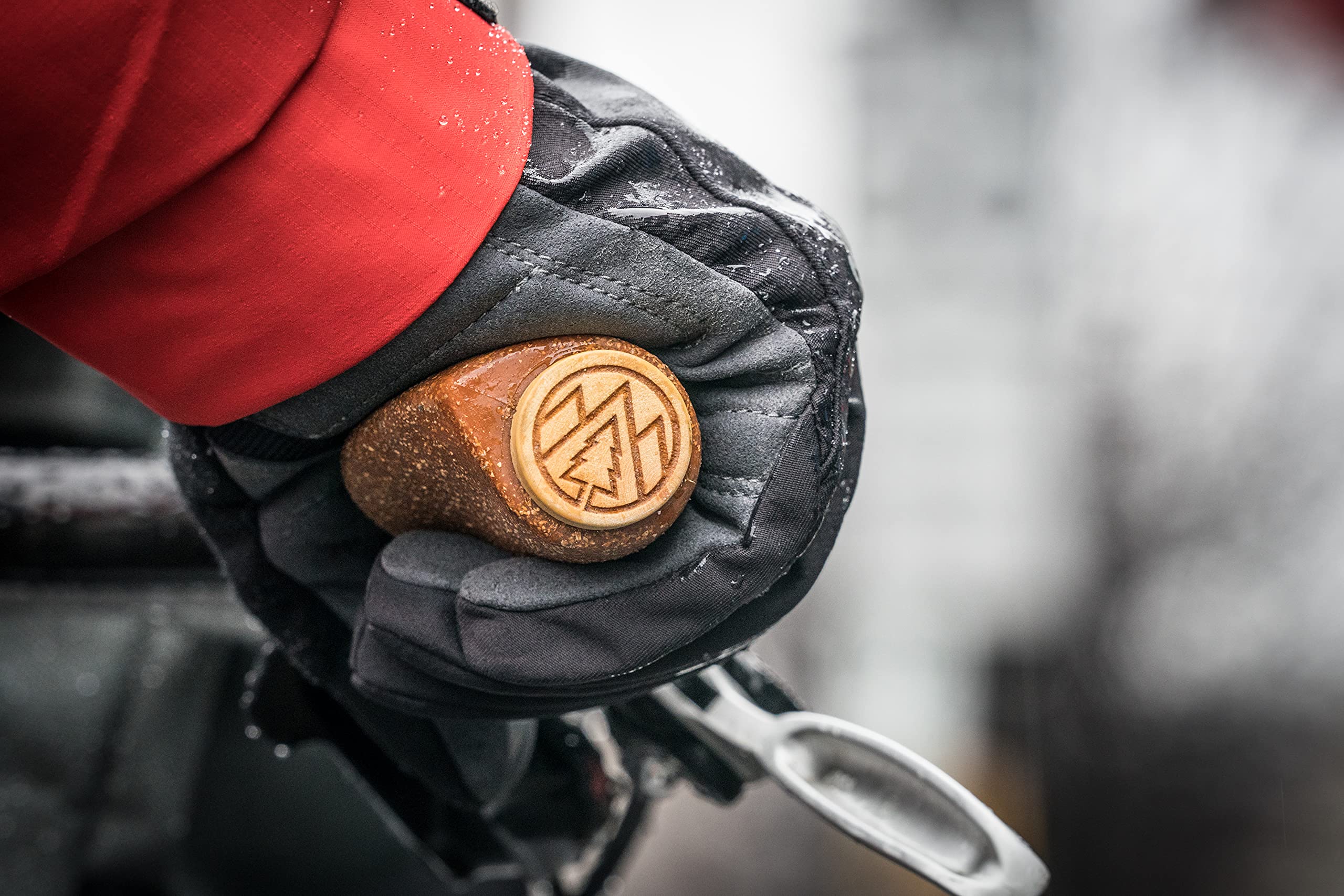 Portland Design Works | Cork Chop Grips, Bicycle Handlebar Grips, Tan/Natural, 128Mm/5