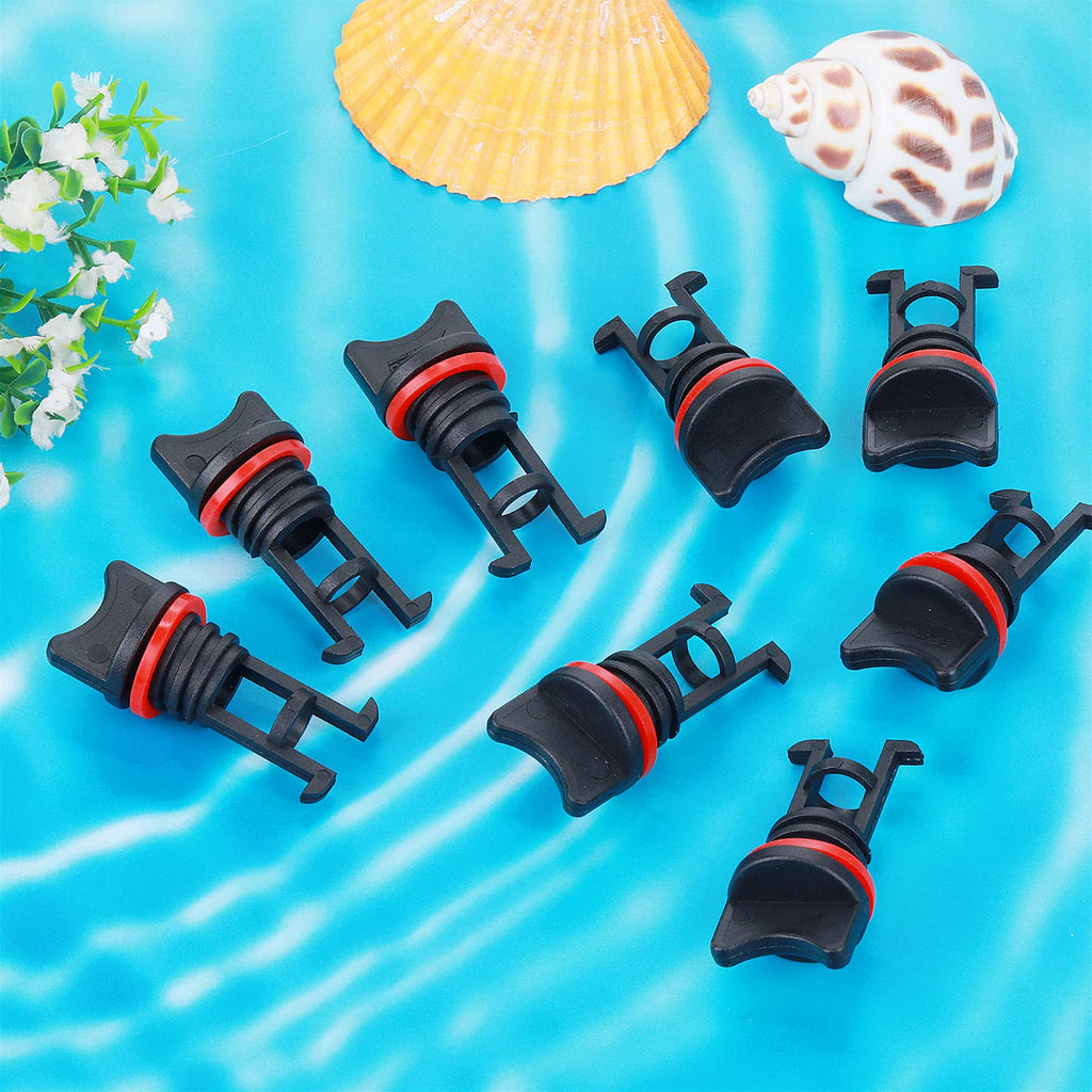 Ouligay 8Pcs Kayak Plugs Kayak Drain Plugs Hull Thread Drain Plugs Canoe Boat Plug Boat Drain Plug Scupper Plugs Thread Drain Pl