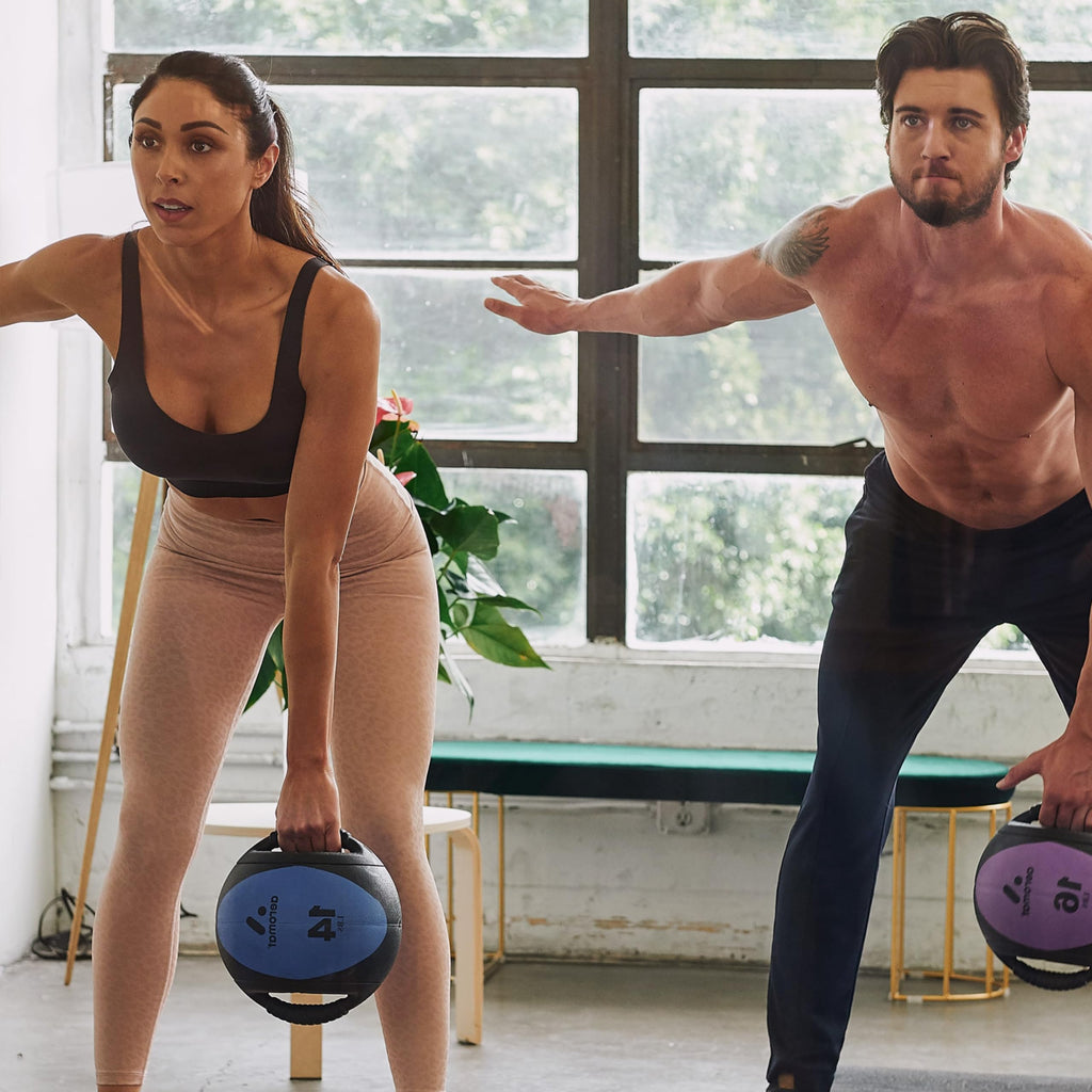Aeromat Dual Grip Power Medicine Ball, 9Cm/25-Pound, Black/Gray