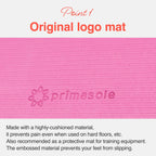 Primasole Yoga Mat With Carry Strap For Yoga Pilates Fitness And Floor Workout At Home And Gym 1/3 Thick (Azlea Pink Color) Pss9