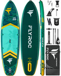 Flyroc 11'6X35'' Extra Wide Inflatable Paddle Board, 450Lb Capacity Stand Up Paddle Board For Adults (X3), Stable Inflatable Sup