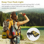 Outdrsy Reinforced Camping Full Set, 118'' X 78''/550Lbs