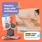 Workoutlabs Yoga Cards - Beginner: Visual Study, Class Sequencing & Practice Guide With Essential Poses, Breathing Exercises & M