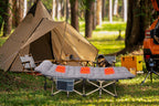 Wgos Camping Cot, Heated Camping Cot Folding Cot For Adults With Heated Mattress, Folding Bed, Carry Bag, Pillow & Side Mesh Hol