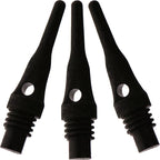 Viper Dart Accessory: Tufflex S.S. (Super Short) 2Ba Thread Soft Tip Dart Points, Black, 1000 Pack