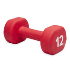 Gaiam Dumbbell Hand Weight (Sold In Singles) - Neoprene Coated Exercise & Fitness Dumbbell For Home Gym Workouts And Strength Tr