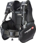 Cressi Solid Jacket-Style BCDs, Black/Red, S
