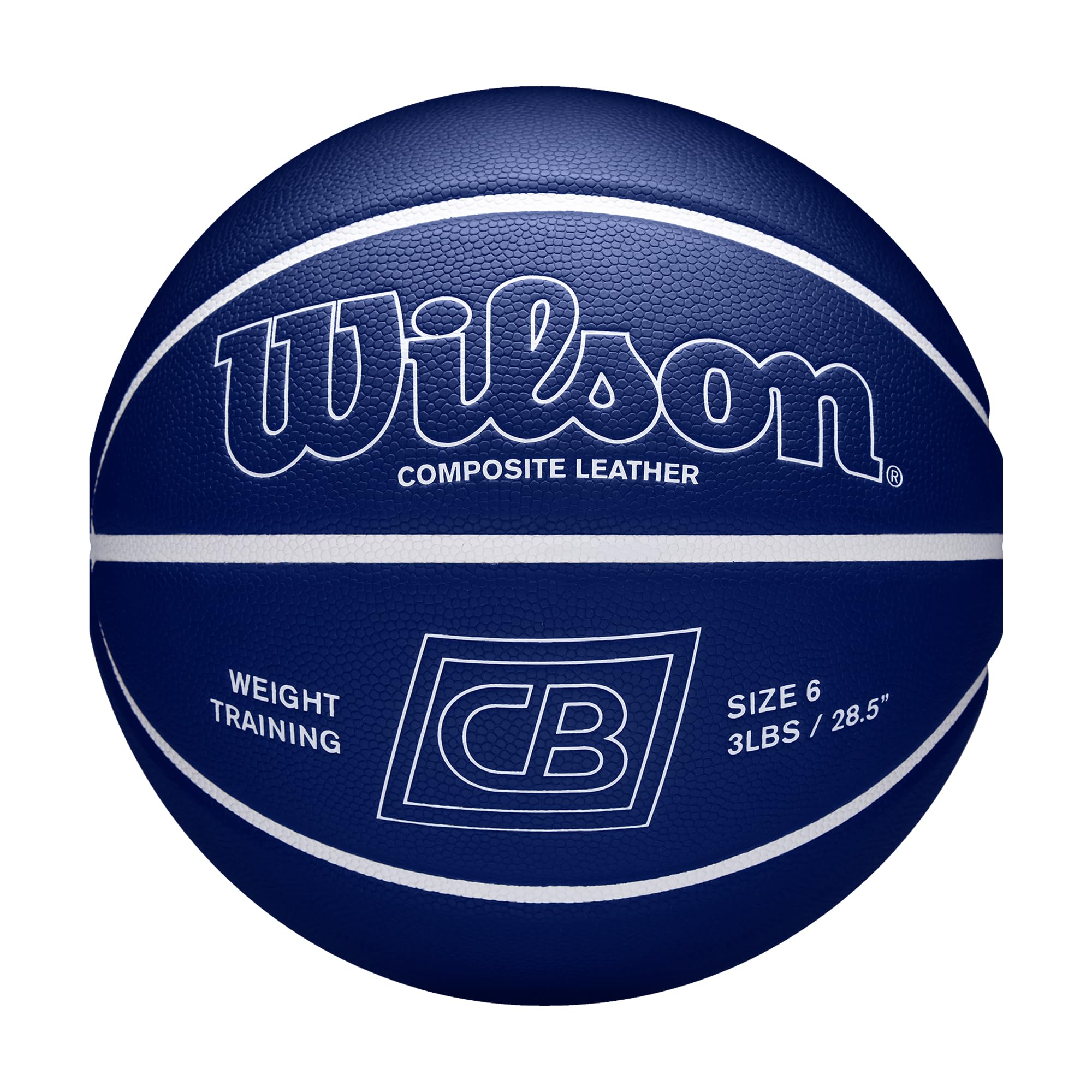 WILSON Chris Brickley Weighted Training Basketball - Size 7, Blue