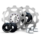 Impalapro Bike Set Of 2 Ceramic Jockey Wheels 11T - Derailleur Pulley - Jockey Wheel Shimano - Jockey Wheels 11 Speed - Pulley S