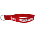 Siskiyou Ncaa Nebraska Cornhuskers Lanyard Key Chain, Wristlet Red