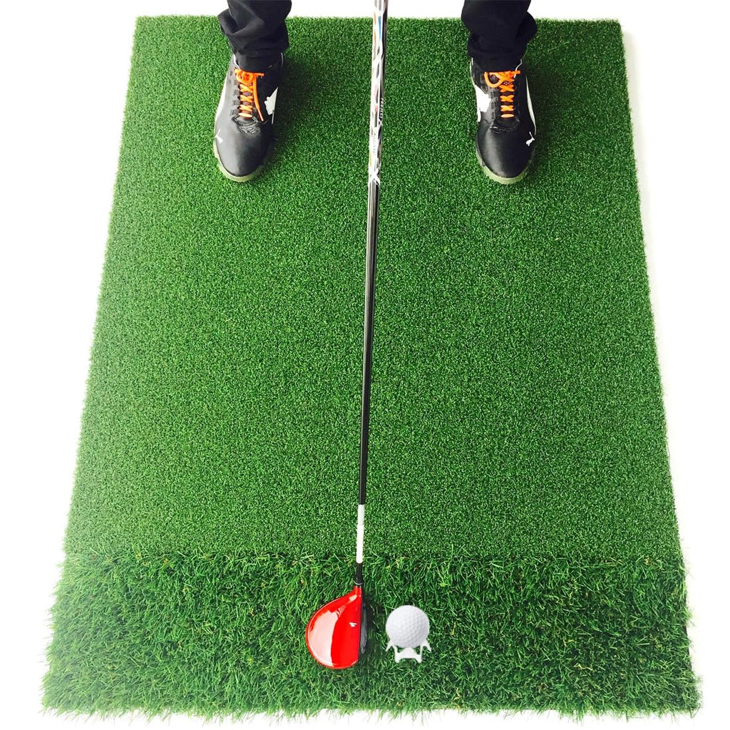 Ruyshu Golf Simulator Tees for Mat, Plastic Indoor Golf Tees for Winter Turf and Driving Range, Pack of 10 Tall & 10 Short (Whit