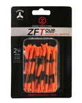 Zero Friction Tour 3-Prong Golf Tees (2-3/4 Inch, Orange, Pack of 40)