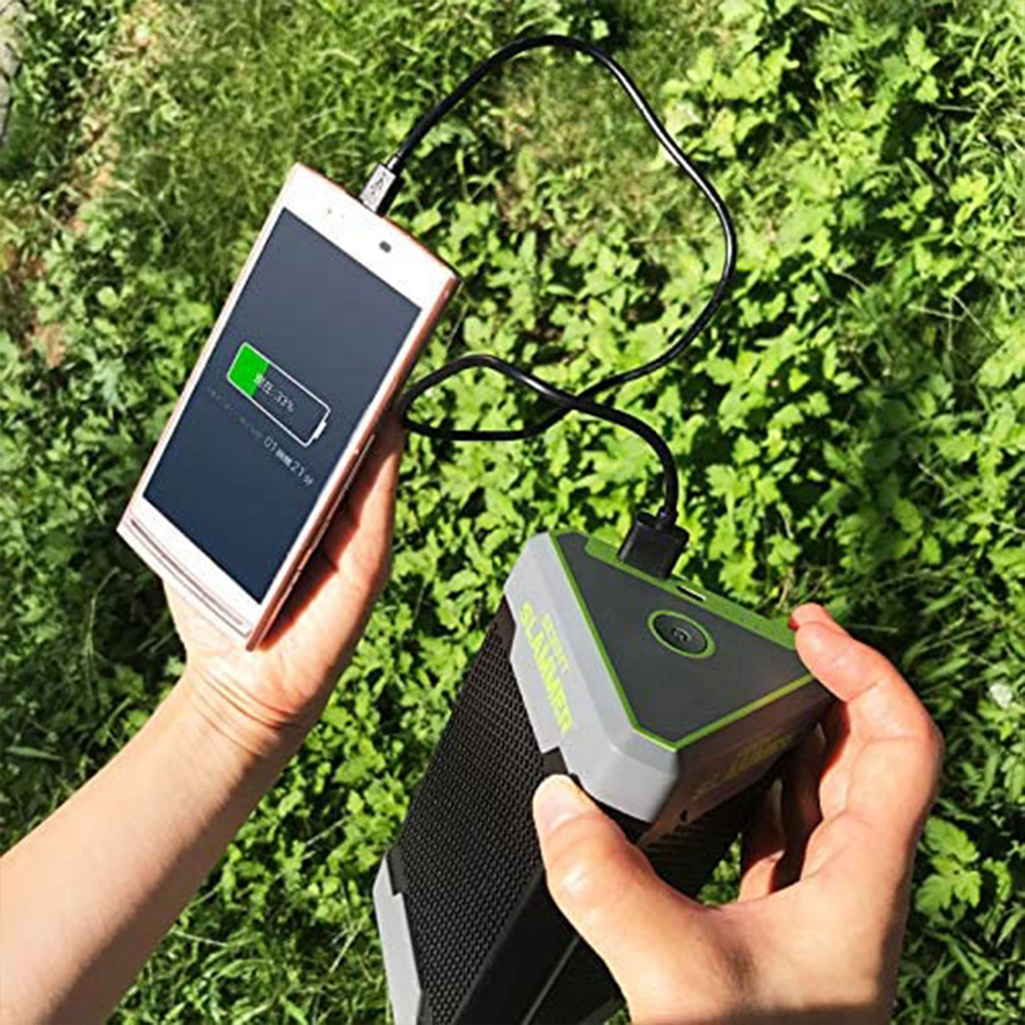 Hme Trow-N-Go Ozone Air Purifier For Clothing And Gear | Compact Portable Powerful Rechargeable Smell Eliminator With Power Bank