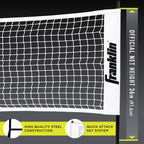 Franklin Sports Half Court Size Pickleball Net By Franklin Pickleball - Includes 10Ft Net, (2) Paddles, And (2) X-40 Usa Pickleb