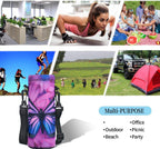 Aupet Water Bottle Carrier,Insulated Neoprene Water Bottle Holder Bag Case Pouch Cover 1.2L/40Oz, Adjustable Shoulder Strap, Gre
