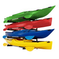 Raxgo Wall Kayak Storage Rack, Heavy Duty Wall Mounted Garage Kayak Storage Hooks For Kayaks, Sup, Canoe & Paddleboard, For Indo