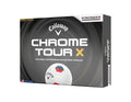 Callaway Golf Chrome Tour X 2026 Golf Balls(Tru Track Blue/Red,One Dozen)