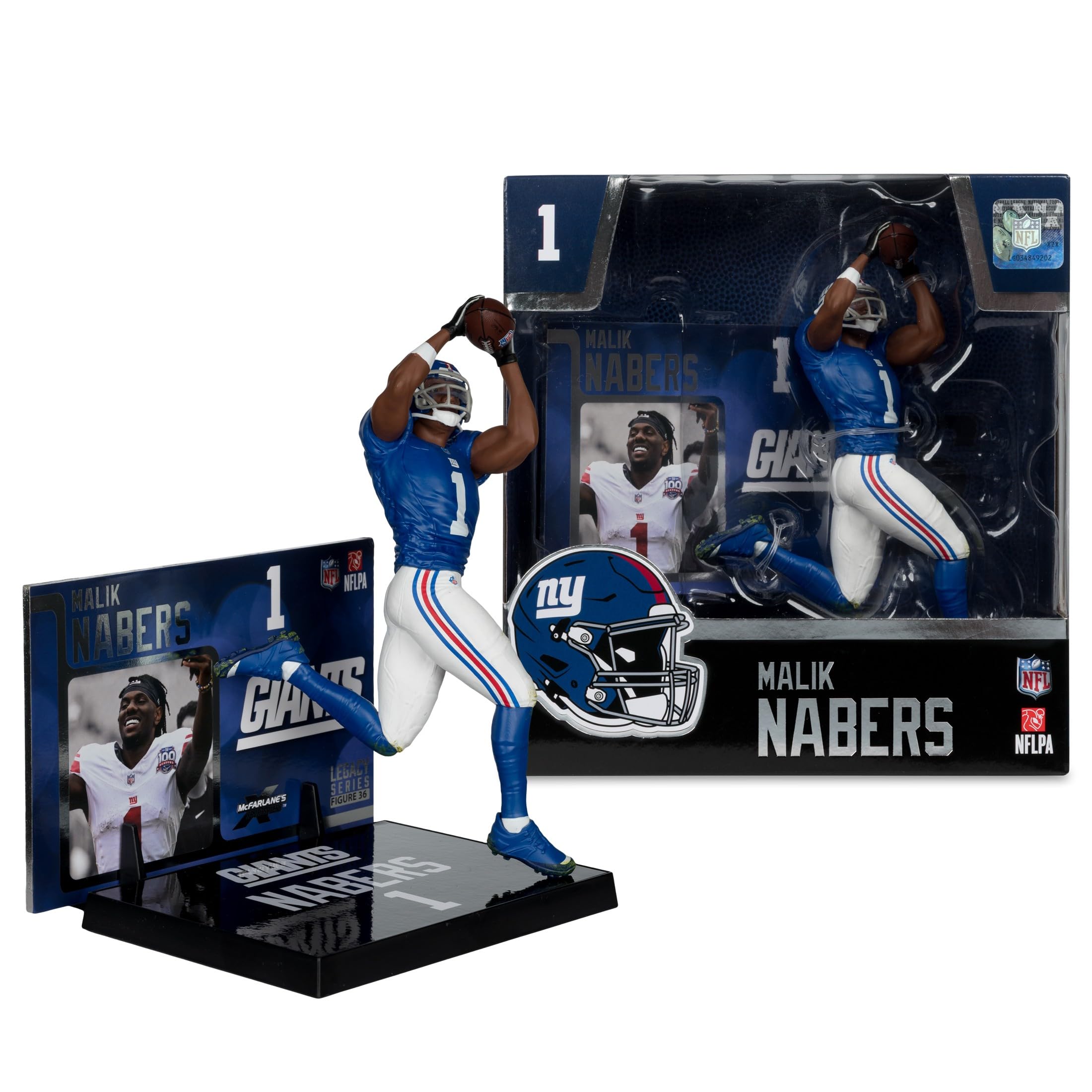 Malik Nabers (New York Giants) NFL 7 Figure McFarlane