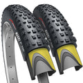 Fincci Maori Pair 27.5 X 2.35 Foldable Mountain Bike Tire 60-584 60 Tpi With Nylon Protection For Mountain Enduro Mtb Hybrid Bic
