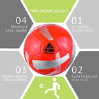 Vizari Hydra Soccer Ball Red