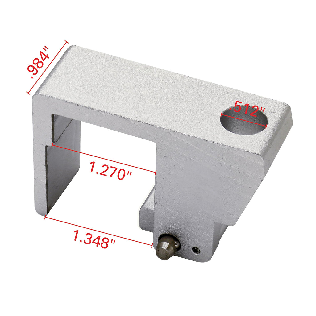 Extreme Max 3005.3878.4 Pontoon Rail Mount Fender Holder For Up To 1/2'' Fender Line - Pack Of 4