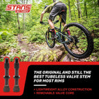 Stan'S Notubes As0149 Universal Valve Aluminium, Black Up To 8 Mm Valve Hole, 35 Mm