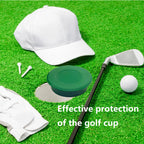 Golf Cup Cover,2 Pcs Golf Hole Putting Green Cup Golf Practice Training Green Hole Cup Covers,Universal Dimensions For Golf Hole
