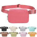 Fanny Belt Bag Waist Pack Crossbody Bags Bum Bag For Running Hiking Travel Workout Adjustable Strap For Women-Watermelon Red