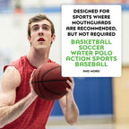 Sisu Go Minimalist Sports Mouth Guard For Basketball, Soccer, -Baseball, Custom Fit For Youthadults, Charcoal Black