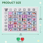 Fofeadm Drinking Games for Adults, Rubber Mat Drinking Board Game, Funny Party Interactive Drinking Games for Game Night, Birthd