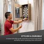 Dmi Sports Dublin Bristle Dartboard Cabinet Set - Bristle Dartboard Included