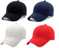 Zacharias BoyS Cotton Baseball Cap Pack Of 4 (Black,Blue,Red & White ; Free Size)
