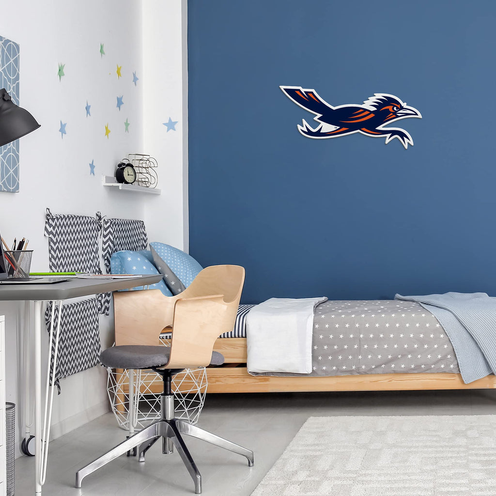 Rico Industries Ncaa Texas-San Antonio Roadrunners - Utsa Mascot Shape Cut Pennant - Home And Living Room D  Cor - Soft Felt Ez