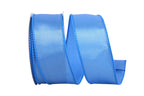 Reliant Ribbon Satin Value Wired Edge Ribbon, 1-12 Inch X 10 Yards, Light Blue