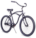 Firmstrong Urban Man Beach Cruiser Bike, Men'S Single Speed Hybrid Bicycle, 26 Inch Wheels, Aluminum, Matte Black